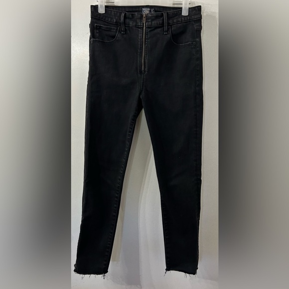 Abercrombie & Fitch Pants - Abercrombie & Fitch 29/8R High Rise Super Skinny Frayed Ankle Jeans